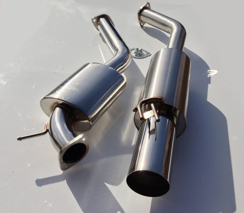 3'' S/S twin box Supra exhaust