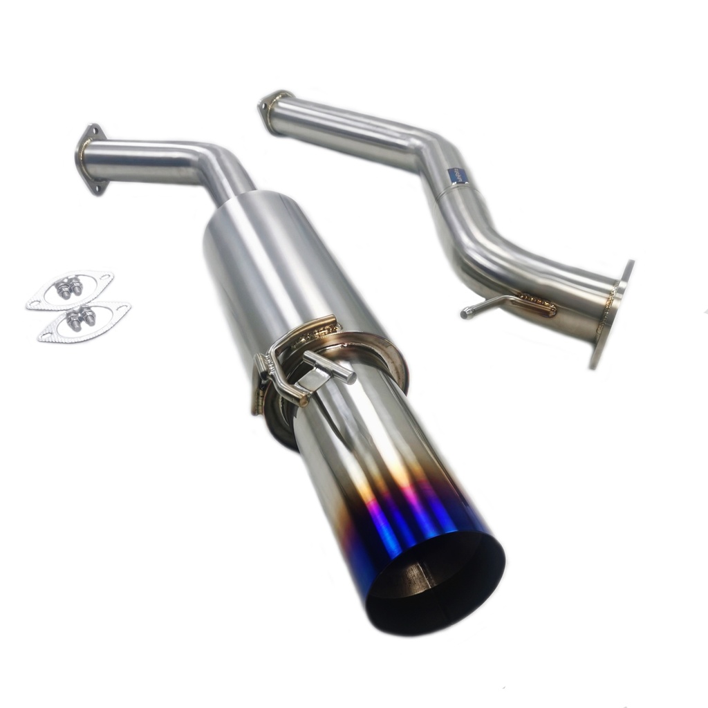 3'' titanium Supra exhaust single box
