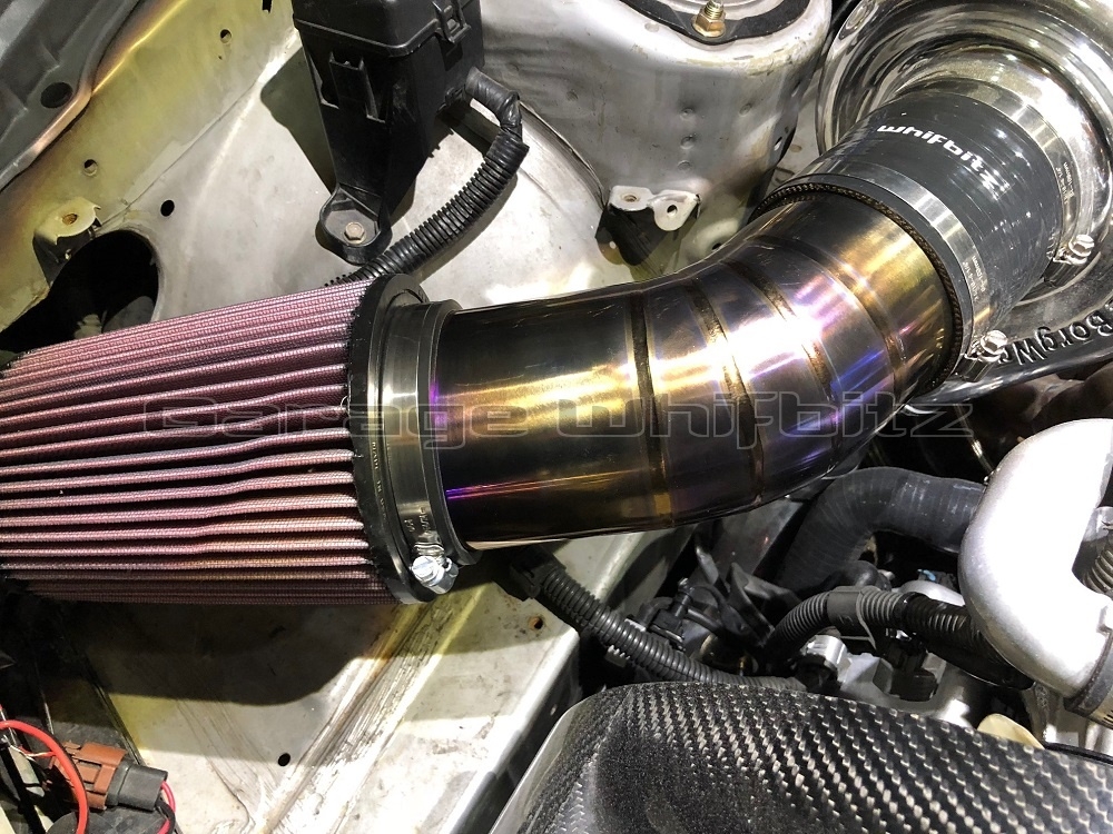 4'' titanium air intake pipe 45 degree