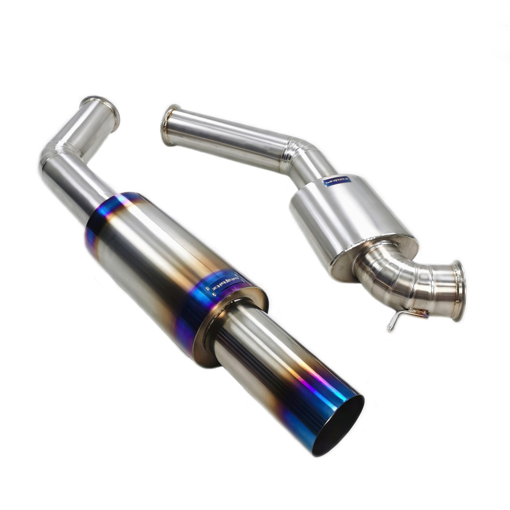 4'' titanium supra exhaust twin box