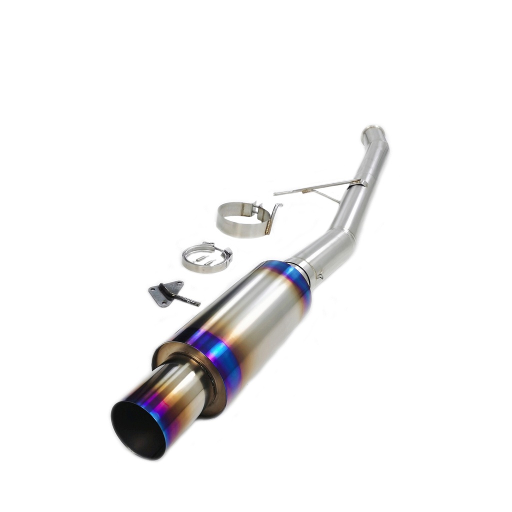 4'' titanium supra single box exhaust