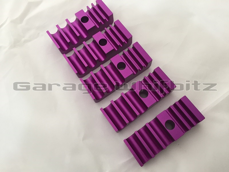 Supra billet fuel line brackets