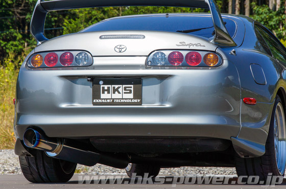 HKS HI-Power racing muffler Supra Exhaust