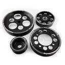 PHR 4 piece lightweight billet pulley kit 1JZ/2JZ (non-VVTI) Polished